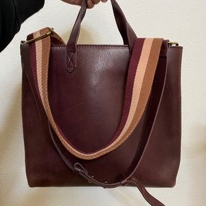 Madewell The Zip-Top Transport Crossbody: Webbing Strap Edition